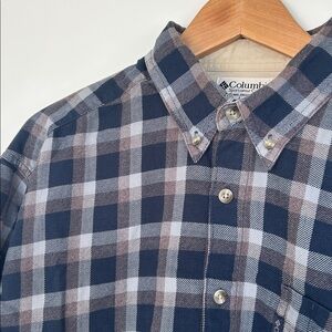 Columbia Sportswear Company Mens L Long Sleeve Plaid Shirt